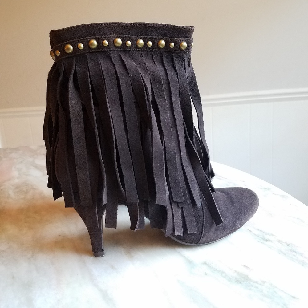 Jeffrey Campbell fringe boots